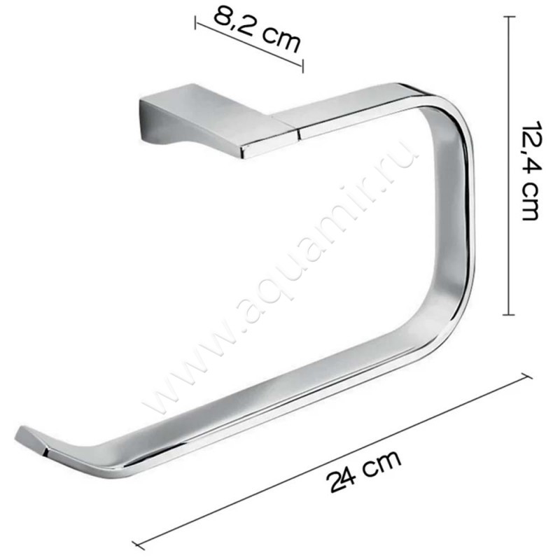 Полотенцедержатель Gedy Glamour 577013 размеры