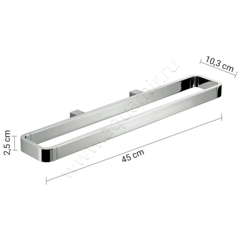 Полотенцедержатель Gedy Lounge 544713 размеры