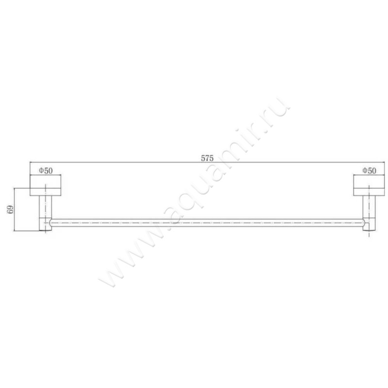 Полотенцедержатель Fashun A51501 размеры