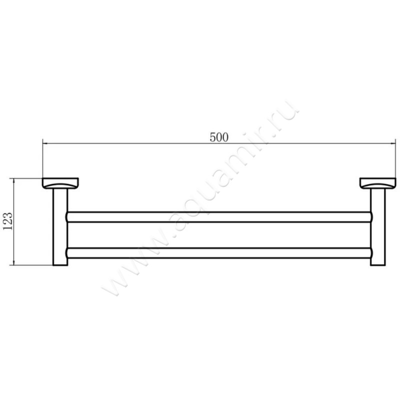 Полотенцедержатель Fashun A1609 размеры
