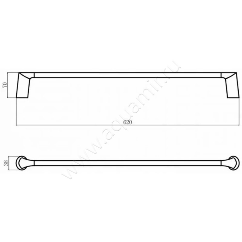 Полотенцедержатель Fashun A180121 размеры