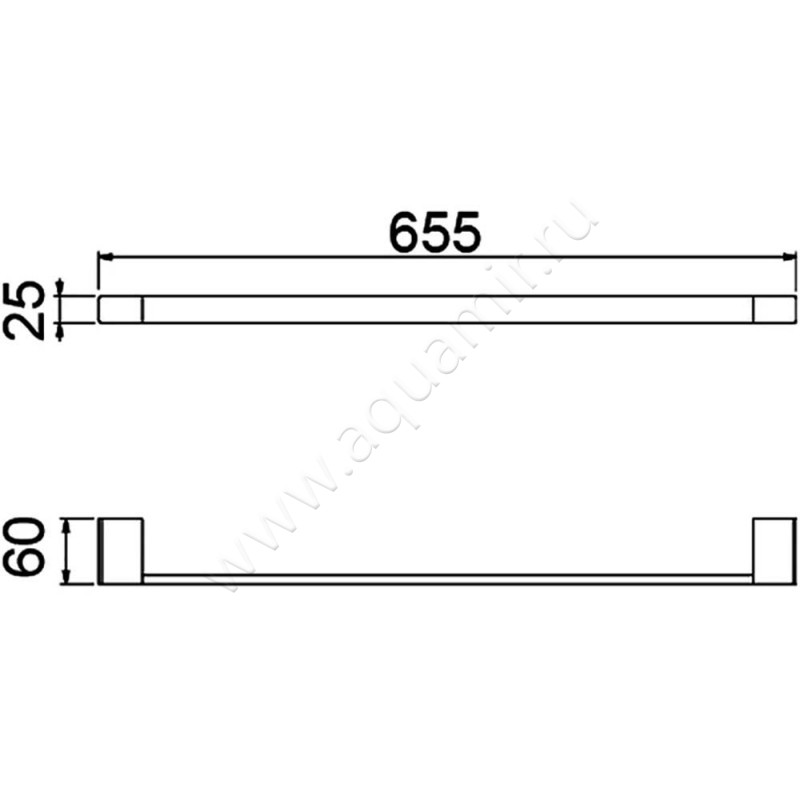 Полотенцедержатель Timo Selene 1705317 размеры