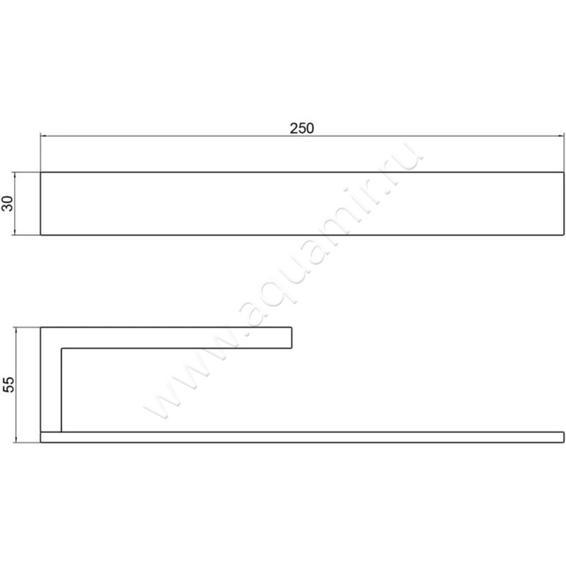 Полотенцедержатель Timo Petruma 1525000 размеры