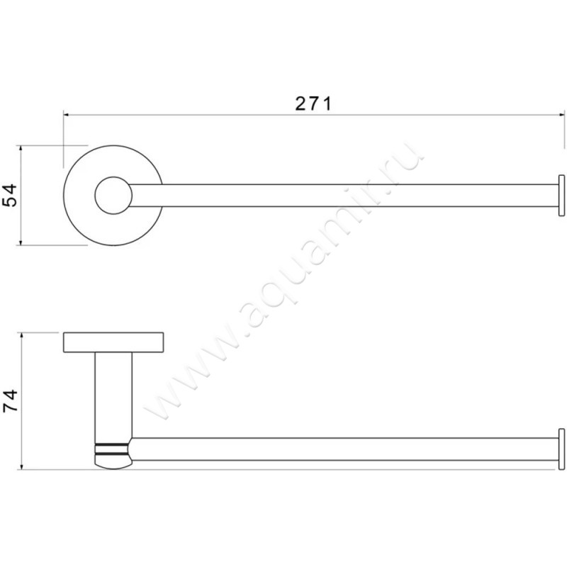 Полотенцедержатель Timo Saona 1305118 размеры