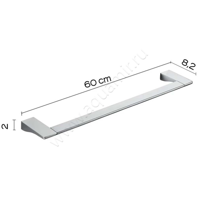 Полотенцедержатель Gedy Glamour 57216013 размеры