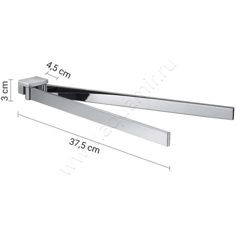 Полотенцедержатель Gedy Lanzarote A32313 размеры