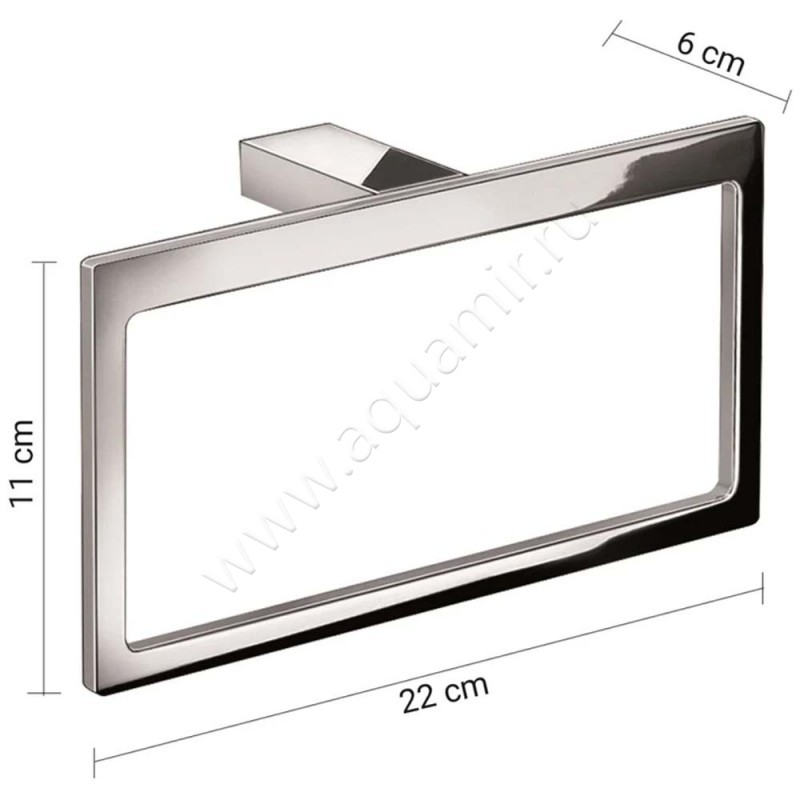 Полотенцедержатель Gedy Lanzarote A37013 размеры