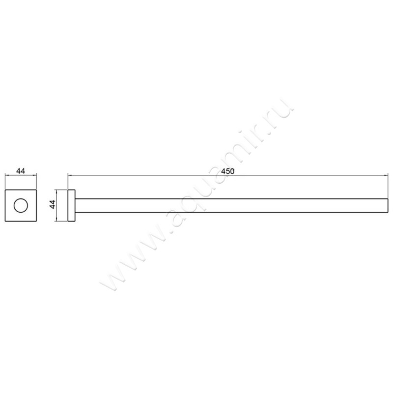 Полотенцедержатель Timo Selene 1005500 размеры