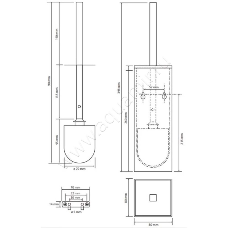 Ершик Bemeta Via 135913091 размеры