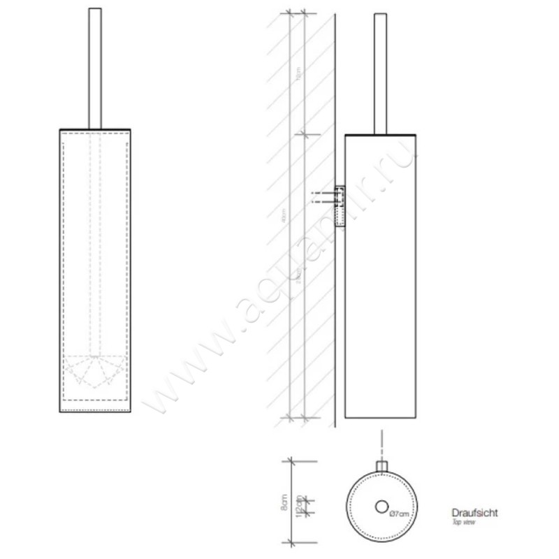 Ершик Decor Walther Mikado 0521300 размеры
