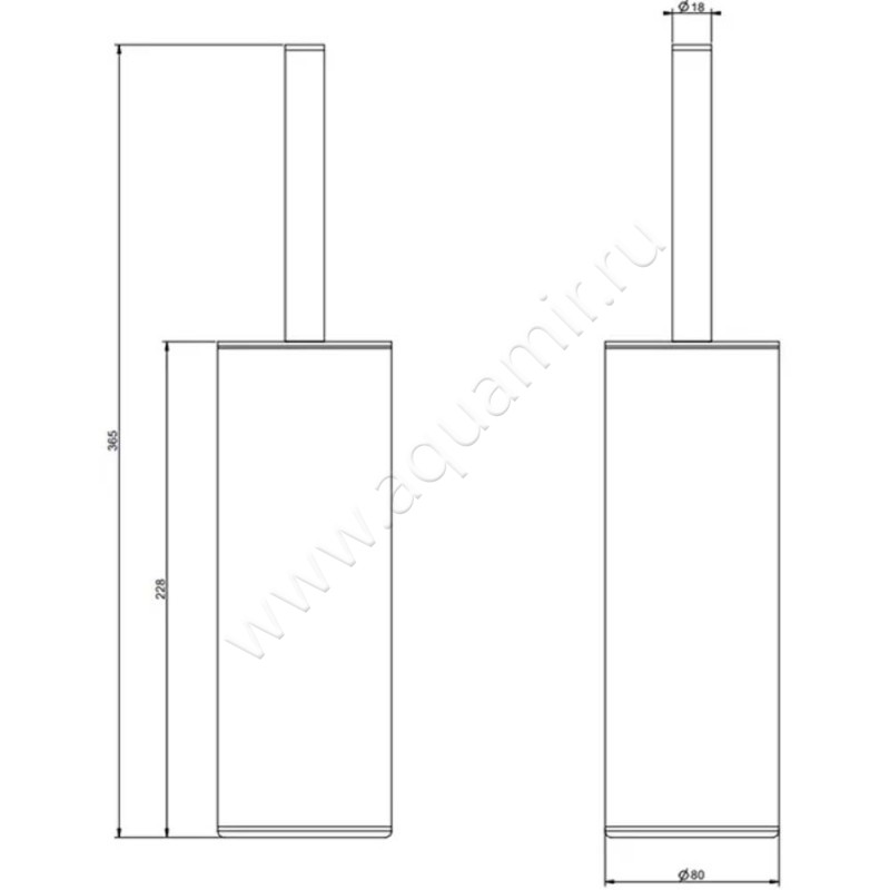 Ершик Gessi Emporio 38953299 размеры