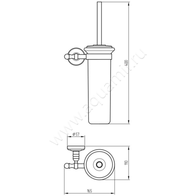 Ершик Migliore Mirella 17238 размеры
