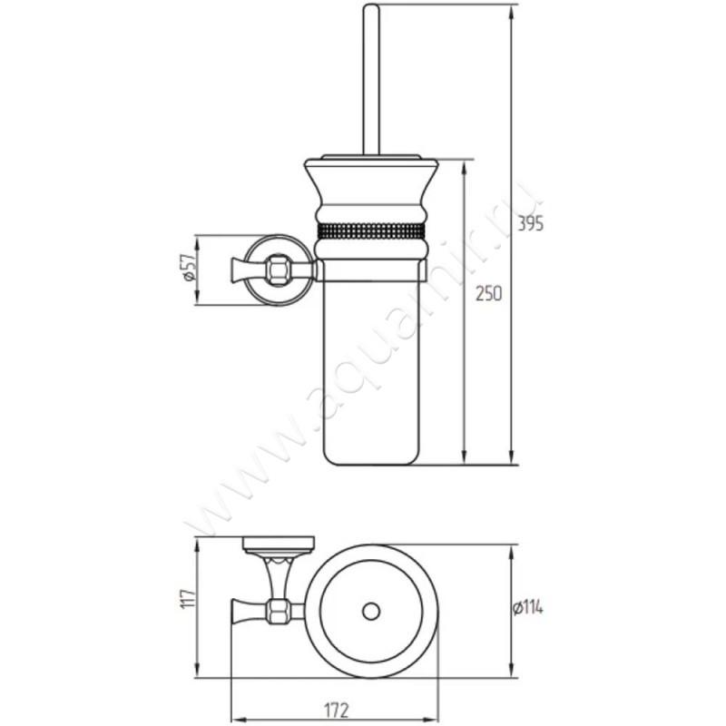 Ершик Migliore Dubai 31238 размеры