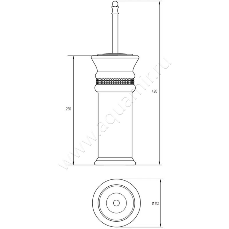 Ершик Migliore Dubai 28533 размеры