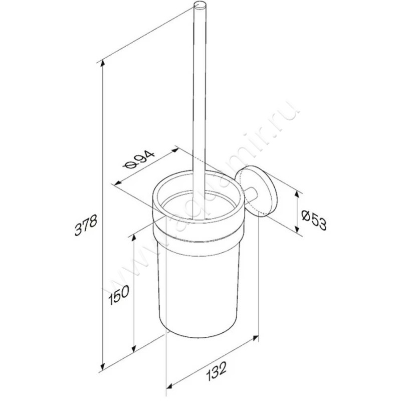 Ершик AM.PM X-Joy A85A33322 размеры