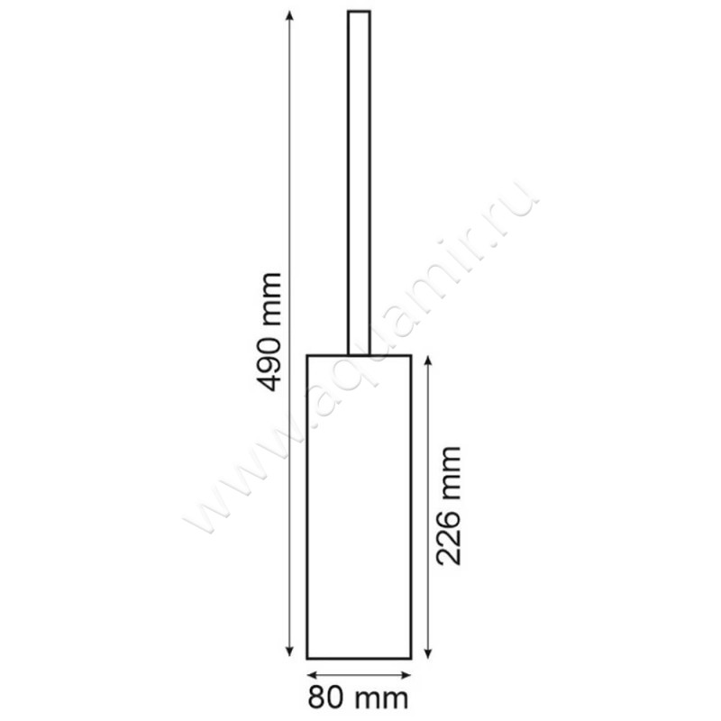 Ершик Webert Rimini RI501302010 размеры