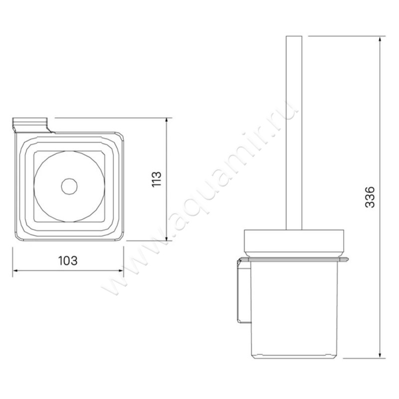 Ершик Iddis Slide SLISCG0I47 размеры