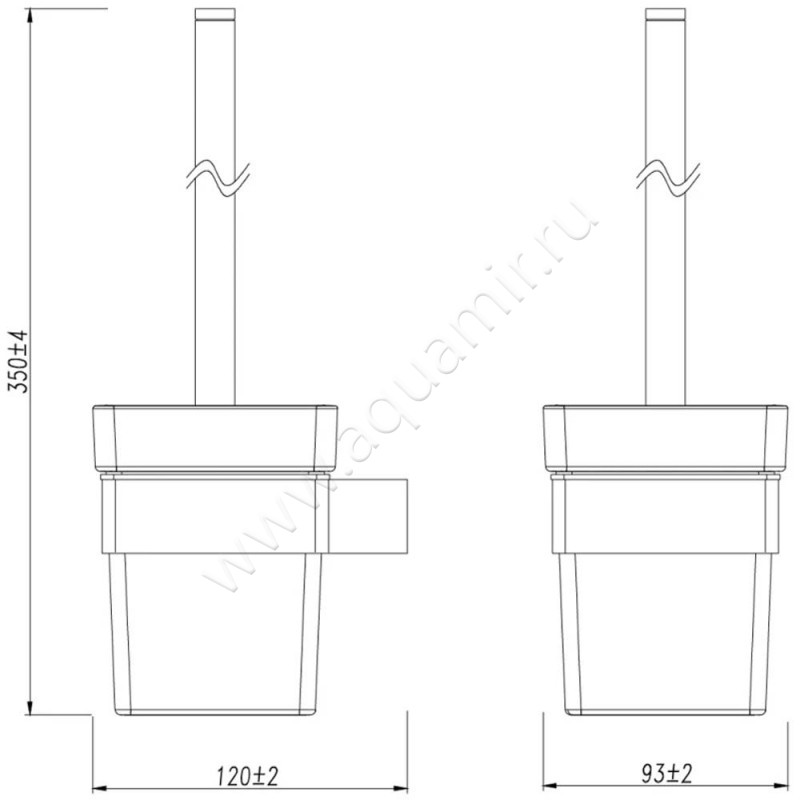 Ершик Lemark Smooth Line 9761019 размеры