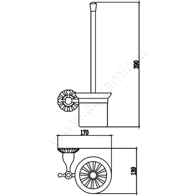 Ершик Savol 89 S-08994C размеры
