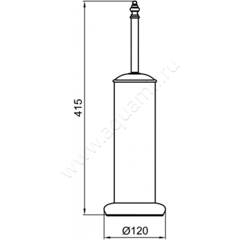 Ершик Webert Armony AM501302065 размеры