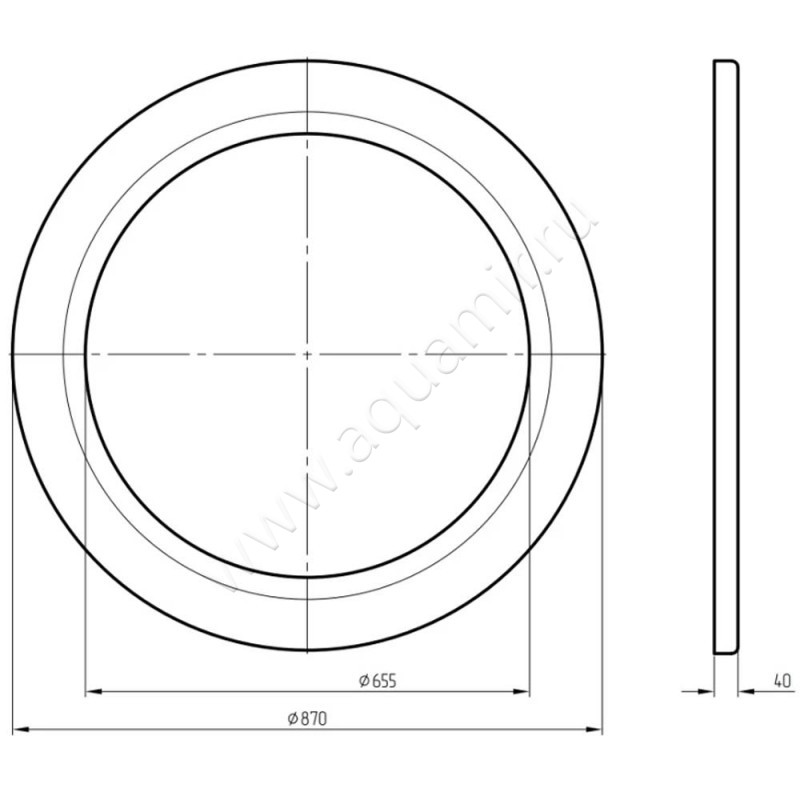 Зеркало Migliore 26530 размеры