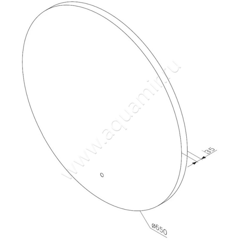 Зеркало с подсветкой AM.PM X-Joy M85MOX40651S размеры
