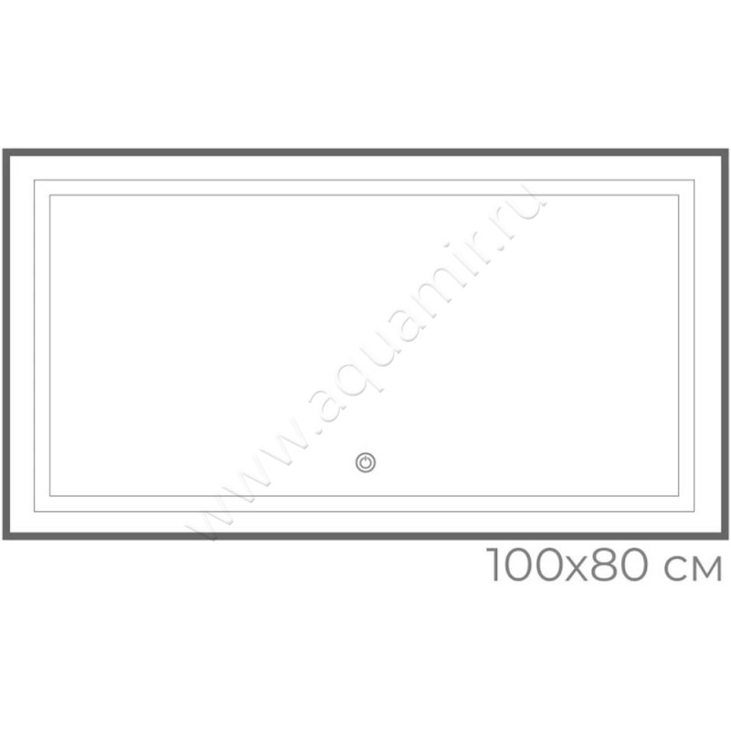 Зеркало с подсветкой Fixsen FX2100F размеры