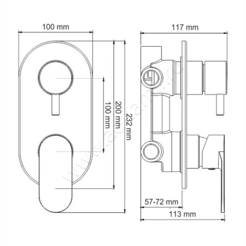Смеситель Wasserkraft Mindel 8571 размеры