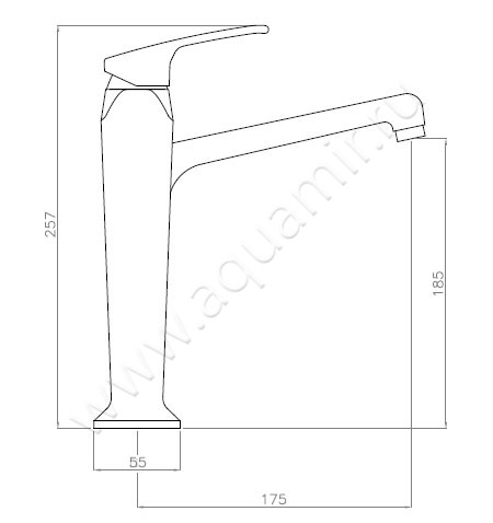 Смеситель для раковины Cezares Legend LEGEND-LSM2-A-01 размеры