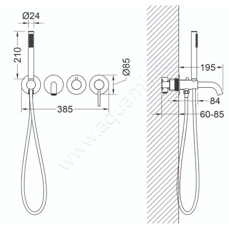 Смеситель Timo Saona 231400YSM размеры