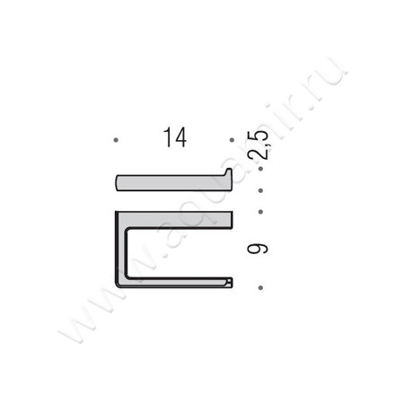 Бумагодержатель Colombo Lulu B6208.gold размеры
