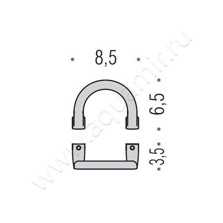 Крючок Colombo Lulu LC47.gold размеры