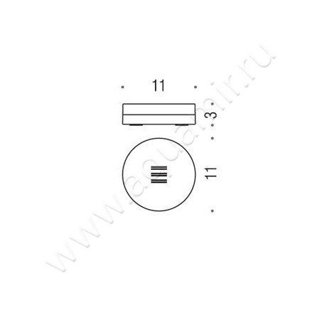 Мыльница настольная Colombo Nordic B5240 размеры
