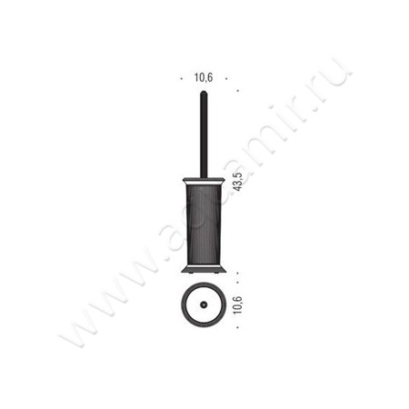 Ершик напольный Colombo Hermitage B3306.OA размеры