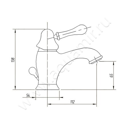 Смеситель для раковины Migliore Maya 18931 размеры