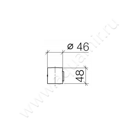 Ручка для регулирования расхода Villeroy & Boch Cult 11 430 979-00 размеры