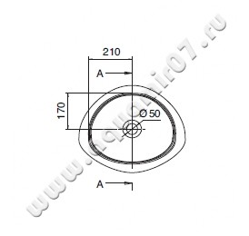 Раковина напольная без отверстий под смеситель Scarabeo Moai 8603 размеры