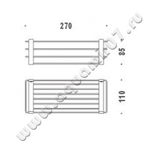 Полка для душа Colombo Angolari B9632.000 размеры