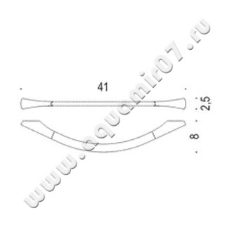 Полотенцедержатель Colombo Land B2809.000 размеры