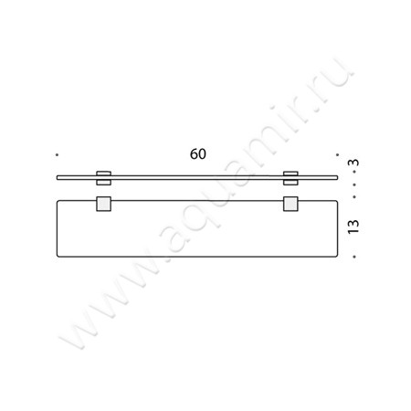 Полка Colombo Lulu B6216 размеры