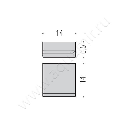 Бумагодержатель Colombo Lulu B6291 размеры
