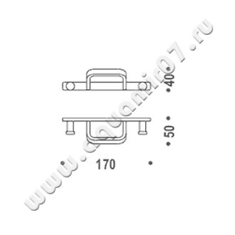 Крючок Colombo Time W4227.000 размеры