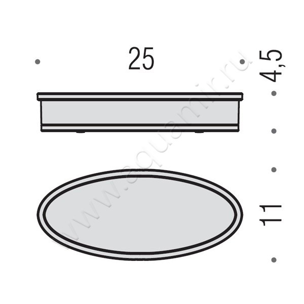 Полка Colombo Land B2843.000 размеры