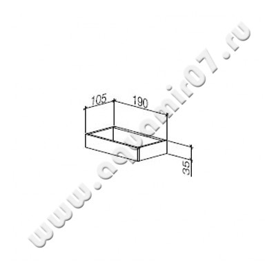 Полотенцедержатель Dornbracht MEM 83200780-00 размеры