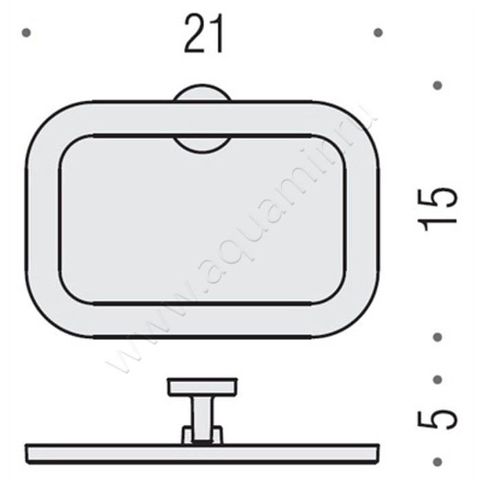 Полотенцедержатель Colombo Nordic B5231.CR размеры