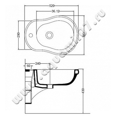 Биде подвесное Migliore Bella ML.BLL-25.130.BI размеры