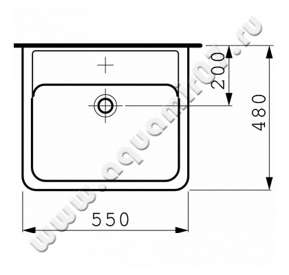 Раковина мебельная накладная Laufen Pro A 8189510001041 размеры